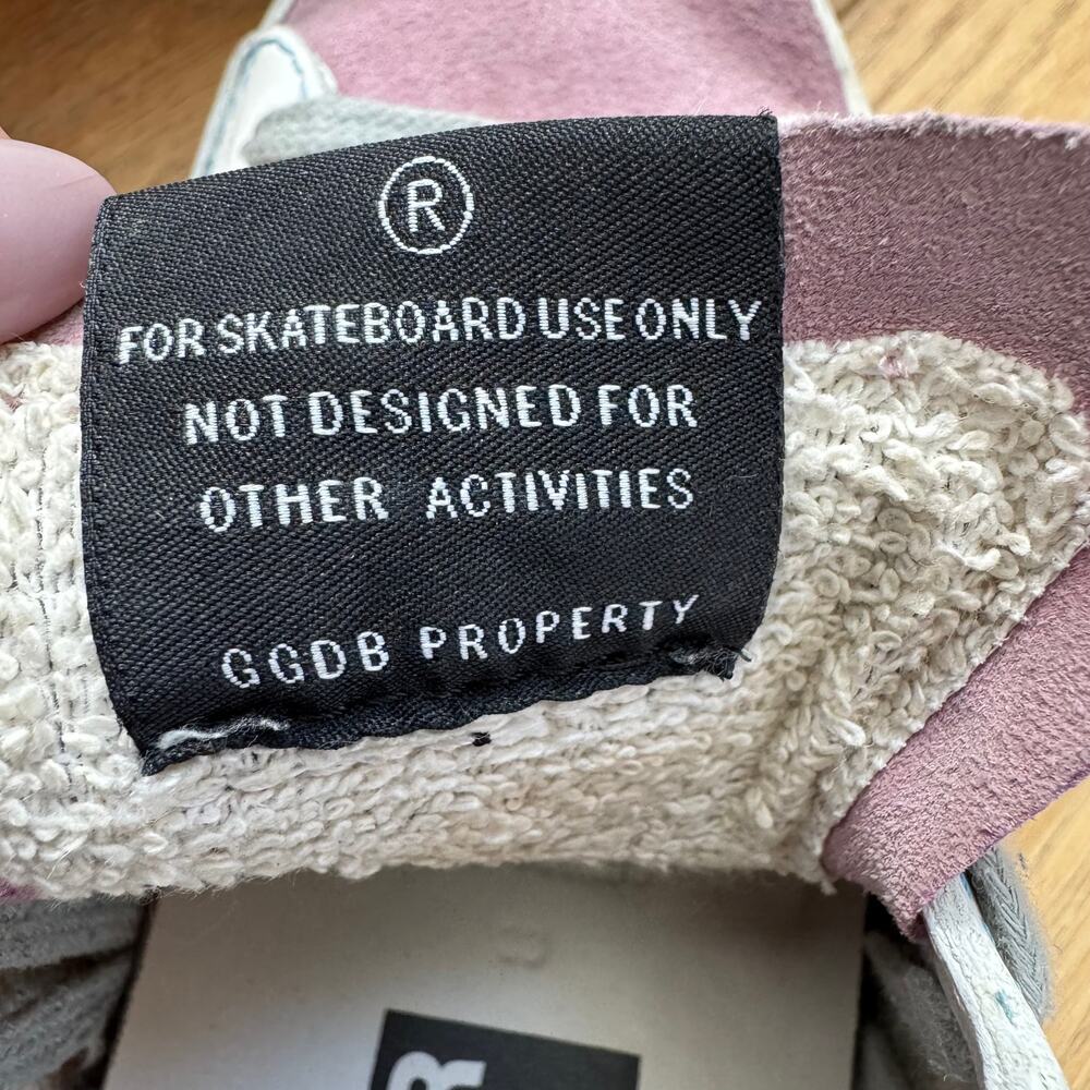 Golden Goose Superstar Sneaker White Leather Turquoise Stitching EU 38/8US - Picture 11 of 12